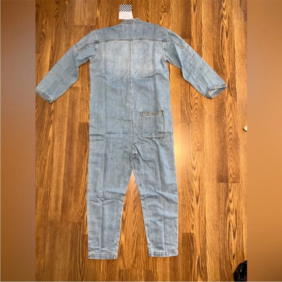 FREE PEOPLE x Sandrine Rose Denim Jumpsuit medium - Picture 4 of 9